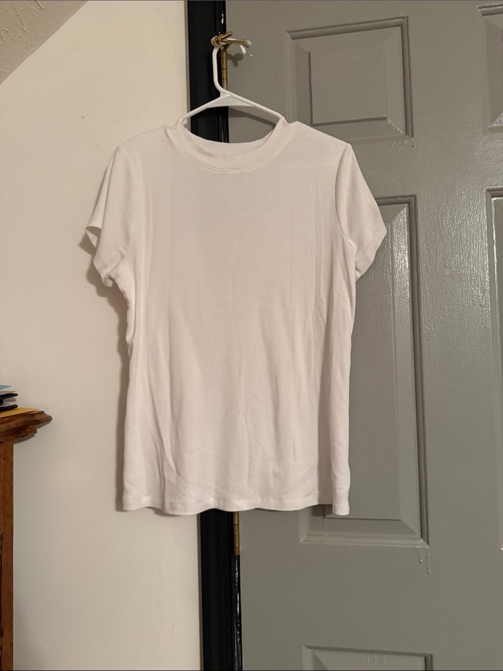 a new day White Short Sleeve Crewneck Tee